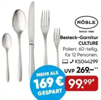 Galeria RÖSLE Besteck Garnitur CULTURE Angebot