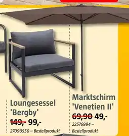 Bauhaus Marktschirm 'Venetien II' Angebot