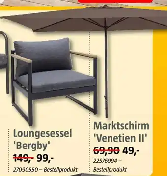 Bauhaus Marktschirm 'Venetien II' Angebot