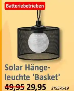 Bauhaus Solar Hängeleuchte 'Basket' Angebot
