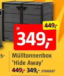 Bauhaus Mülltonnenbox 'Hide Away' Angebot