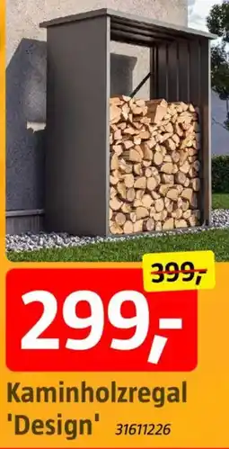 Bauhaus Kaminholzregal 'Design' Angebot