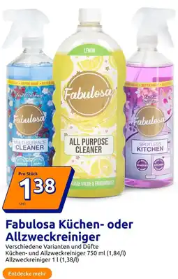 Action Fabulosa multi-surface cleaner eau d'intense Angebot