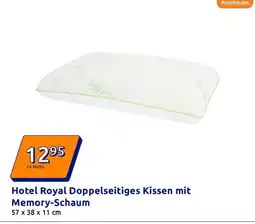 Action Hotel royal doppelseitiges kissen mit memory-schaum Angebot