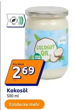 Action Coco island kokosöl Angebot