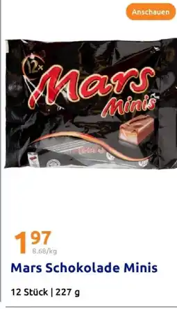 Action Mars schokolade minis Angebot
