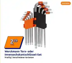Action Werckmann torx-schlüssel-set Angebot