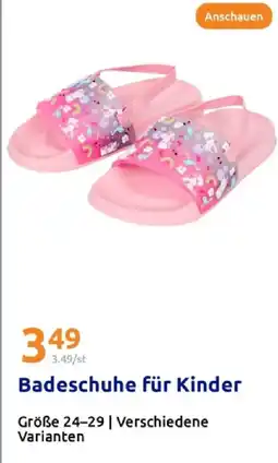 Action Badeschuhe für kinder Angebot