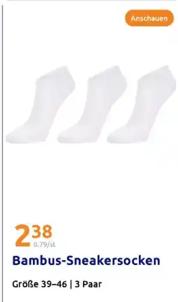 Action Bambus-sneakersocken Angebot