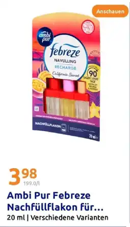 Action Ambi pur febreze nachfüllflakon Angebot