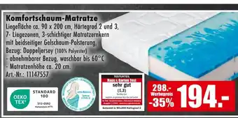 Möbel Mahler Komfortschaum-matratze Angebot
