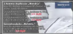 Möbel Mahler Matz&co 3-kammer-kopfkissen Angebot