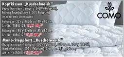 Möbel Mahler Como kopfkissen kuschelweich Angebot