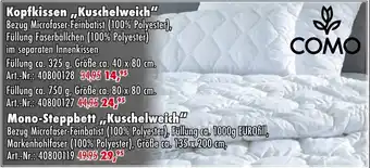 Möbel Mahler Como kopfkissen kuschelweich Angebot
