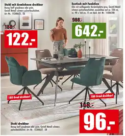 Möbel Mahler Stuhl mit armlehnen drehbar Angebot