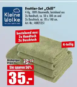 Möbel Mahler Kleine wolke frottier-set 'chill' Angebot