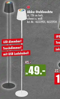 Möbel Mahler Akku-stehleuchte Angebot