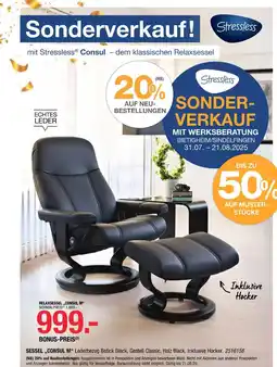 Hofmeister Stressless sessel „consul m“ Angebot