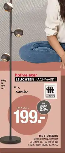 Hofmeister Musterring led-stehleuchte Angebot