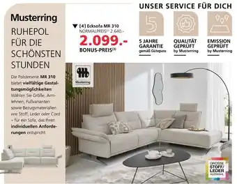 Hofmeister Musterring ecksofa mr 310 Angebot