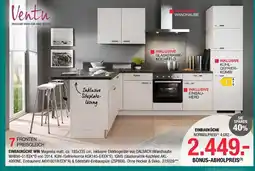 Hofmeister Ventu einbauküche win Angebot