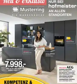 Hofmeister Musterring einbauküche mr110 Angebot