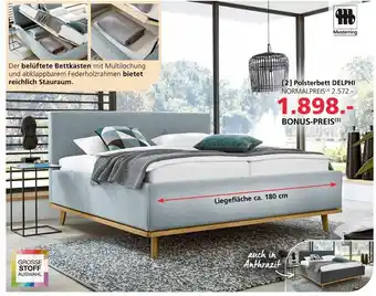 Hofmeister Musterring polsterbett delphi Angebot