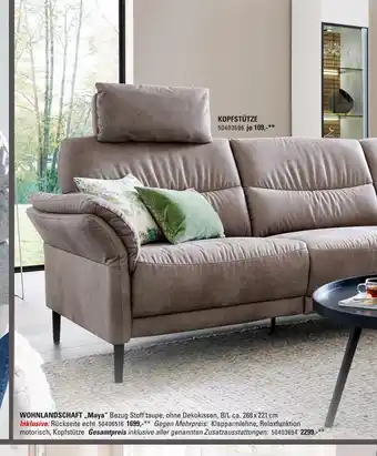 Höffner Wohnlandschaft maya Angebot