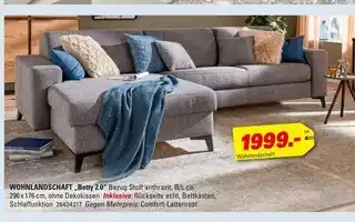 Höffner Wohnlandschaft betty 2.0 Angebot