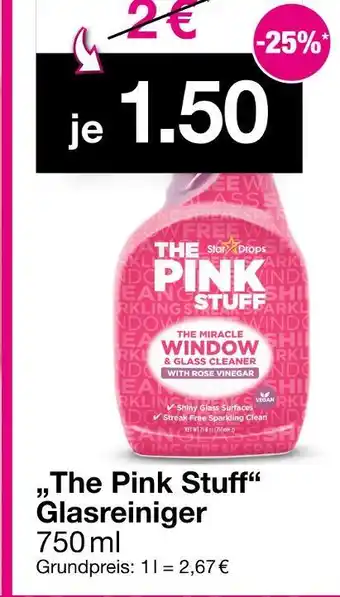 Woolworth „the pink stuff“ glasreiniger Angebot