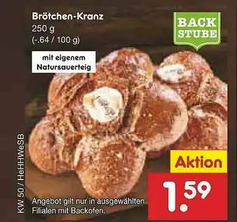 Netto Marken-Discount Brötchen-kranz Angebot