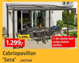 Bauhaus Cabriopavillon "Sera" Angebot
