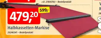Bauhaus Halbkassetten-Markise Angebot