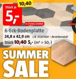 Bauhaus 6-Eck-Bodenplatte Angebot