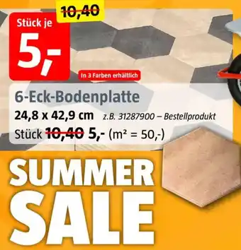 Bauhaus 6-Eck-Bodenplatte Angebot