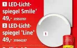 Bauhaus LED-Lichtspiegel Smile' Angebot