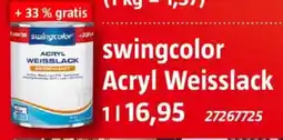 Bauhaus swingcolor Acryl Weisslack Angebot