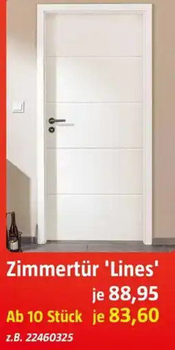 Bauhaus Zimmertür 'Lines' Angebot