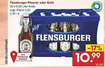 Netto Marken-Discount Flensburger Pilsener Oder Gold Angebot