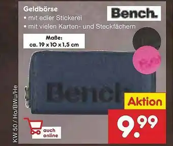 Netto Marken-Discount Geldbörse Bench. Angebot