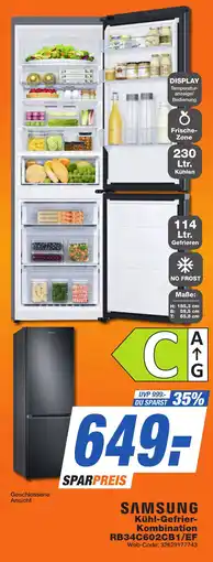 K+B Expert SAMSUNG Kühl-Gefrier- Kombination RB34C602CB1/EF Angebot