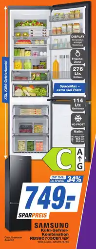 K+B Expert SAMSUNG Kühl-Gefrier- Kombination RB38C705CB1/EF Angebot