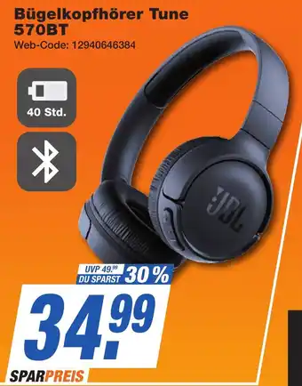 K+B Expert JBL Bügelkopfhörer Tune 570BT Angebot