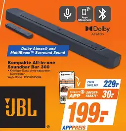 K+B Expert JBL Kompakte All-in-one Soundbar Bar 300 Angebot