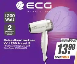 K+B Expert ECG Reise-Haartrockner VV 1200 travel S Angebot