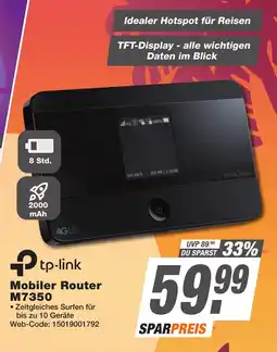 K+B Expert tp-link Mobiler Router M7350 Angebot