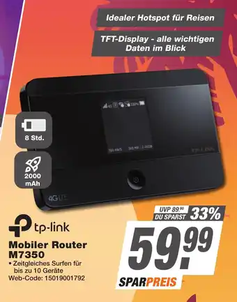K+B Expert tp-link Mobiler Router M7350 Angebot