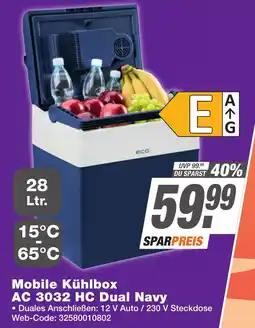 K+B Expert ECG Mobile Kühlbox AC 3032 HC Dual Navy Angebot
