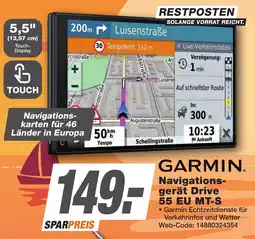 K+B Expert GARMIN Navigationsgerät Drive 55 EU MT-S Angebot