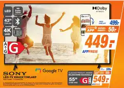 K+B Expert SONY LED-TV KD43X75WLAEP Angebot